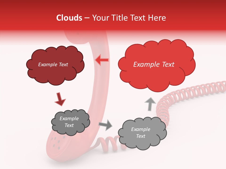 Line Business Spiral PowerPoint Template