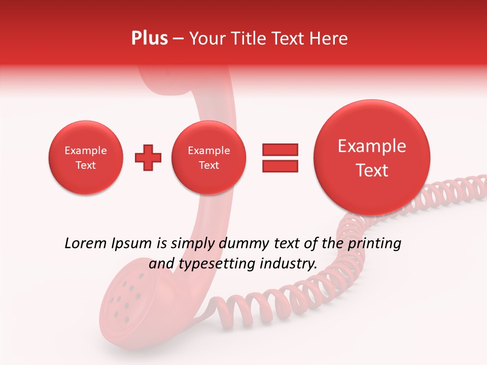 Line Business Spiral PowerPoint Template