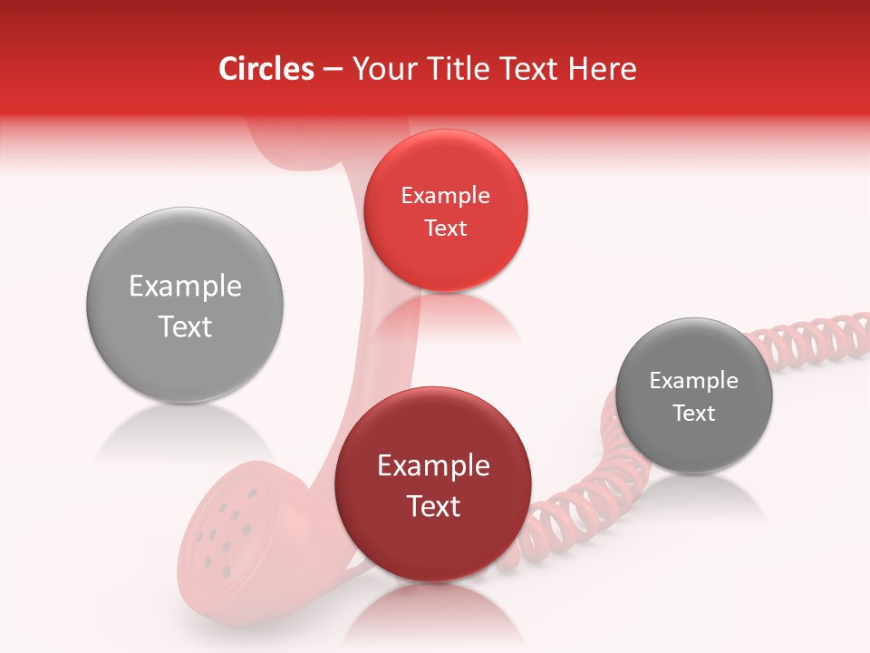 Line Business Spiral PowerPoint Template