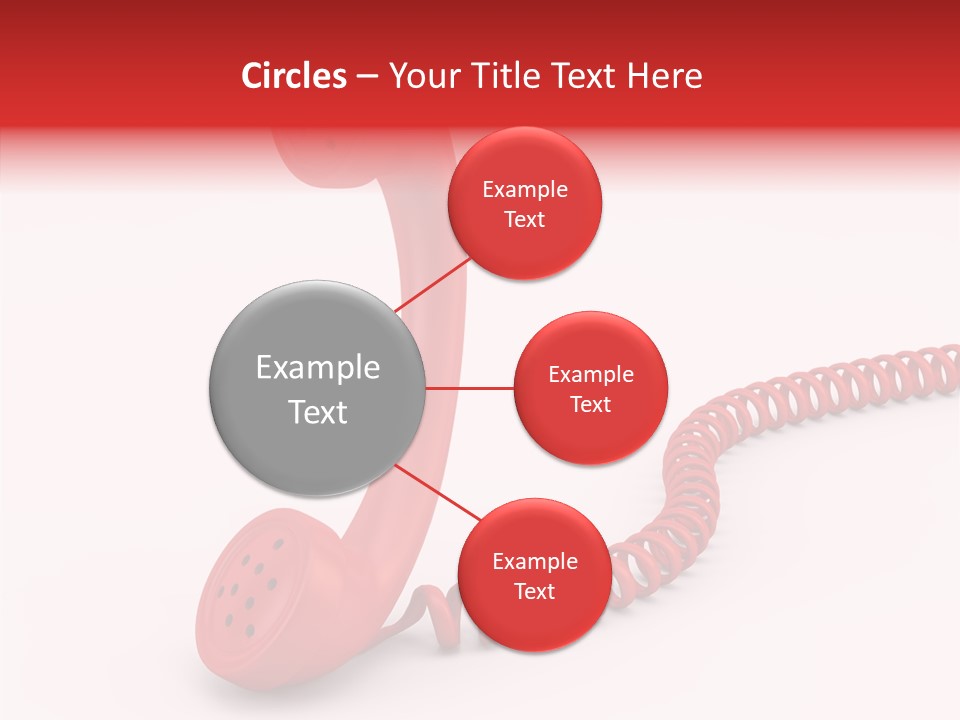 Line Business Spiral PowerPoint Template