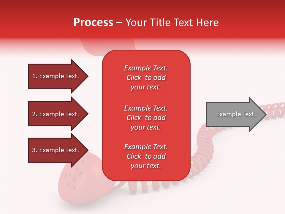 Line Business Spiral PowerPoint Template