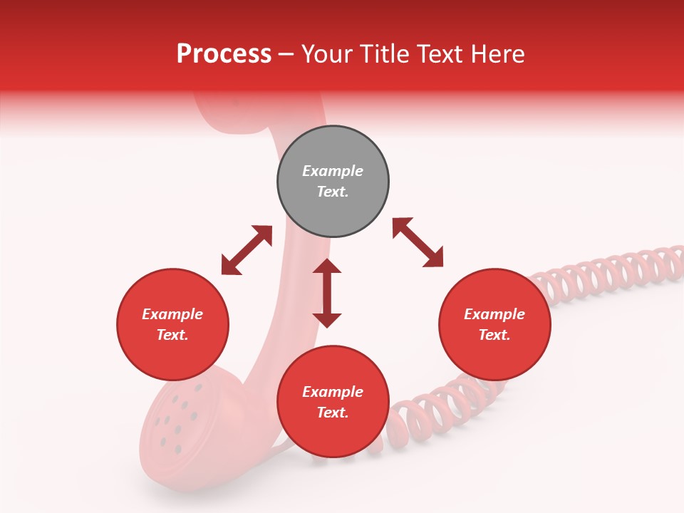 Line Business Spiral PowerPoint Template