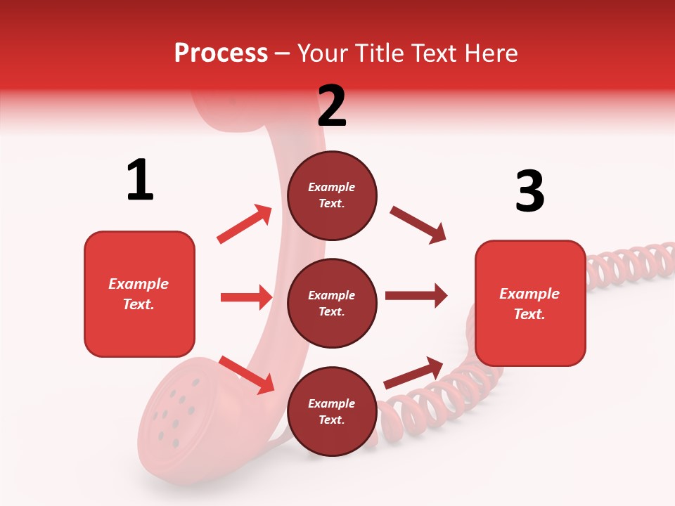 Line Business Spiral PowerPoint Template