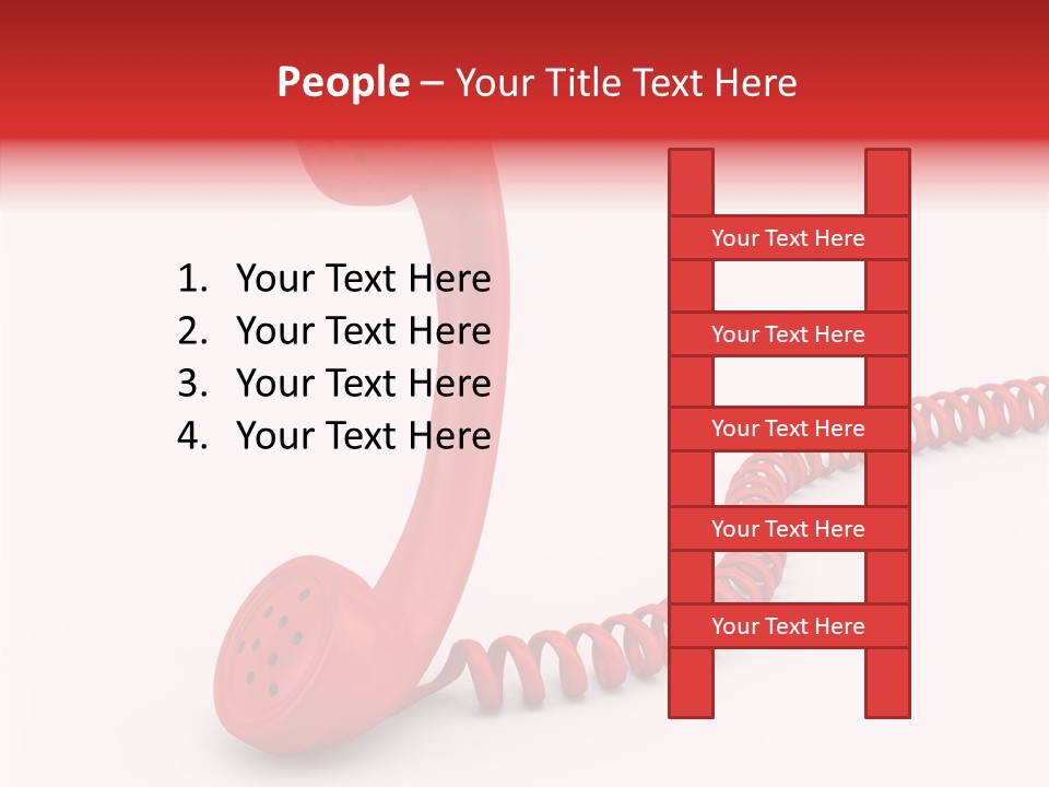 Line Business Spiral PowerPoint Template