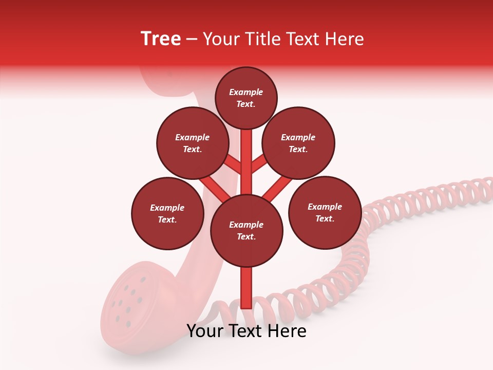 Line Business Spiral PowerPoint Template