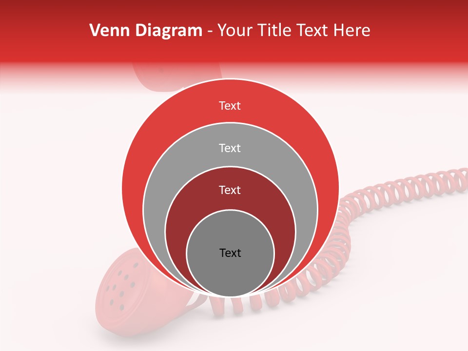 Line Business Spiral PowerPoint Template