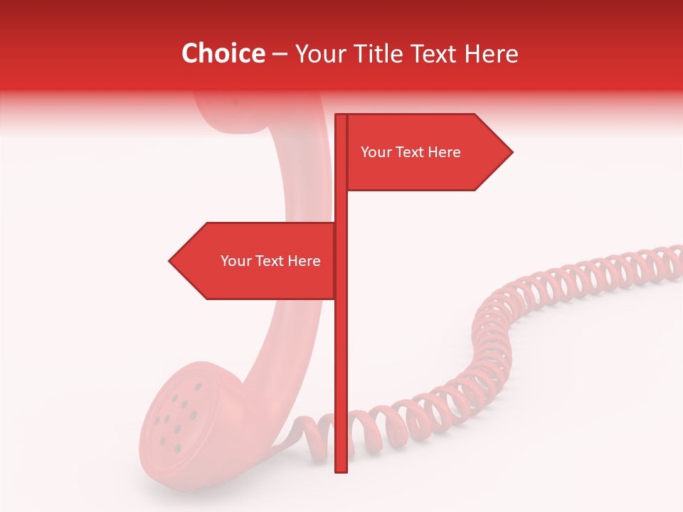 Line Business Spiral PowerPoint Template