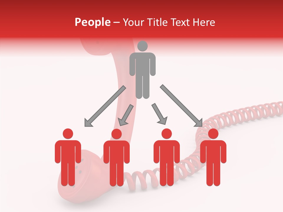 Line Business Spiral PowerPoint Template