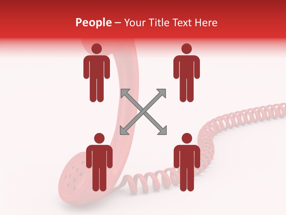 Line Business Spiral PowerPoint Template