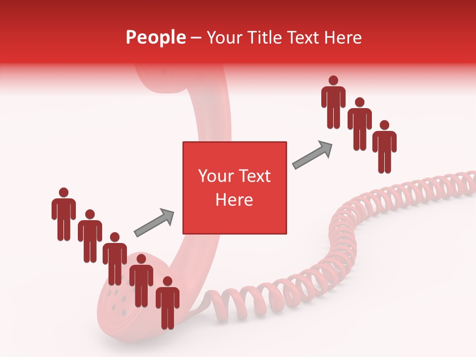 Line Business Spiral PowerPoint Template