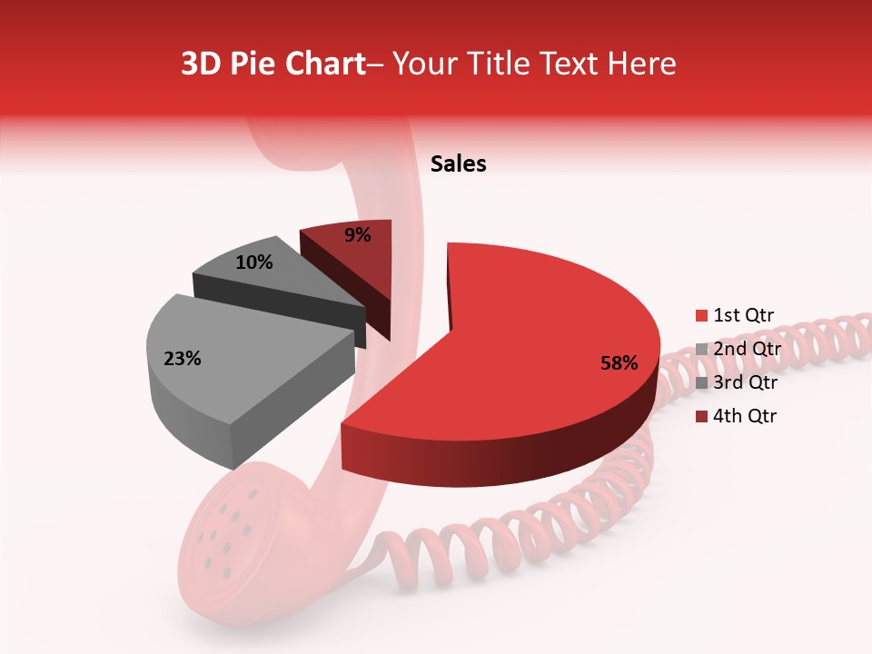 Line Business Spiral PowerPoint Template