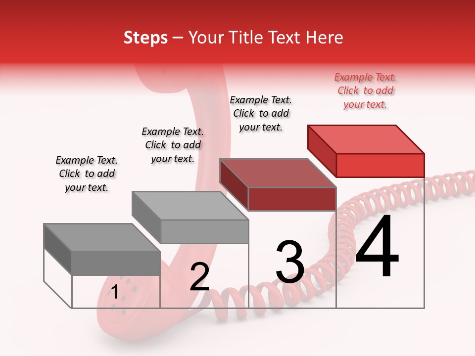 Line Business Spiral PowerPoint Template