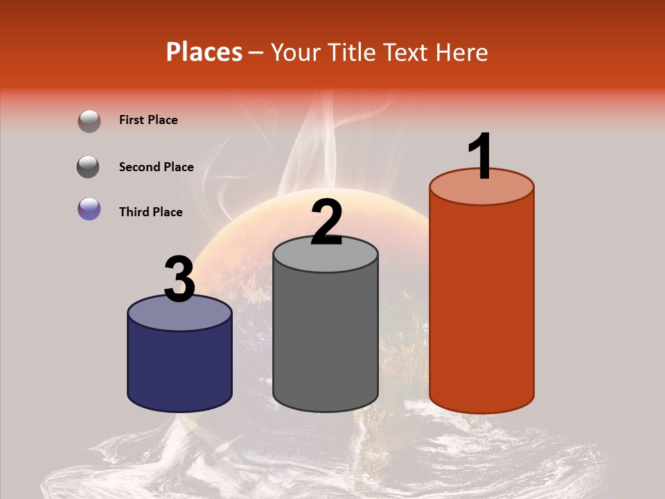 Glowing Melt Heat PowerPoint Template