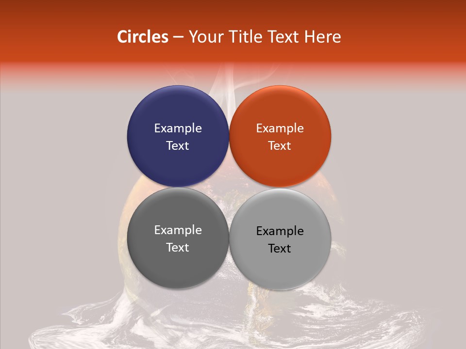 Glowing Melt Heat PowerPoint Template