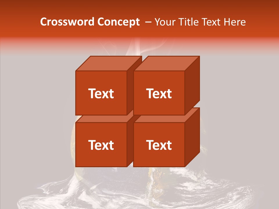 Glowing Melt Heat PowerPoint Template
