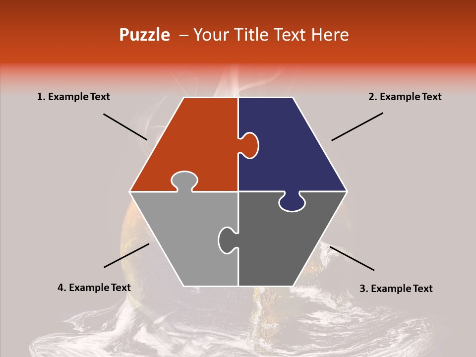Glowing Melt Heat PowerPoint Template