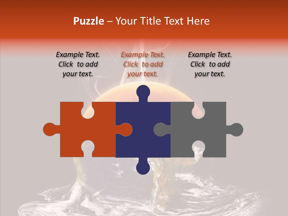 Glowing Melt Heat PowerPoint Template