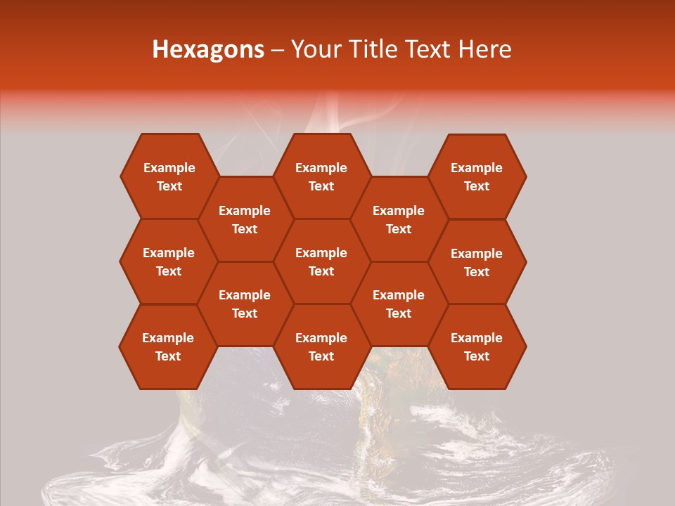 Glowing Melt Heat PowerPoint Template