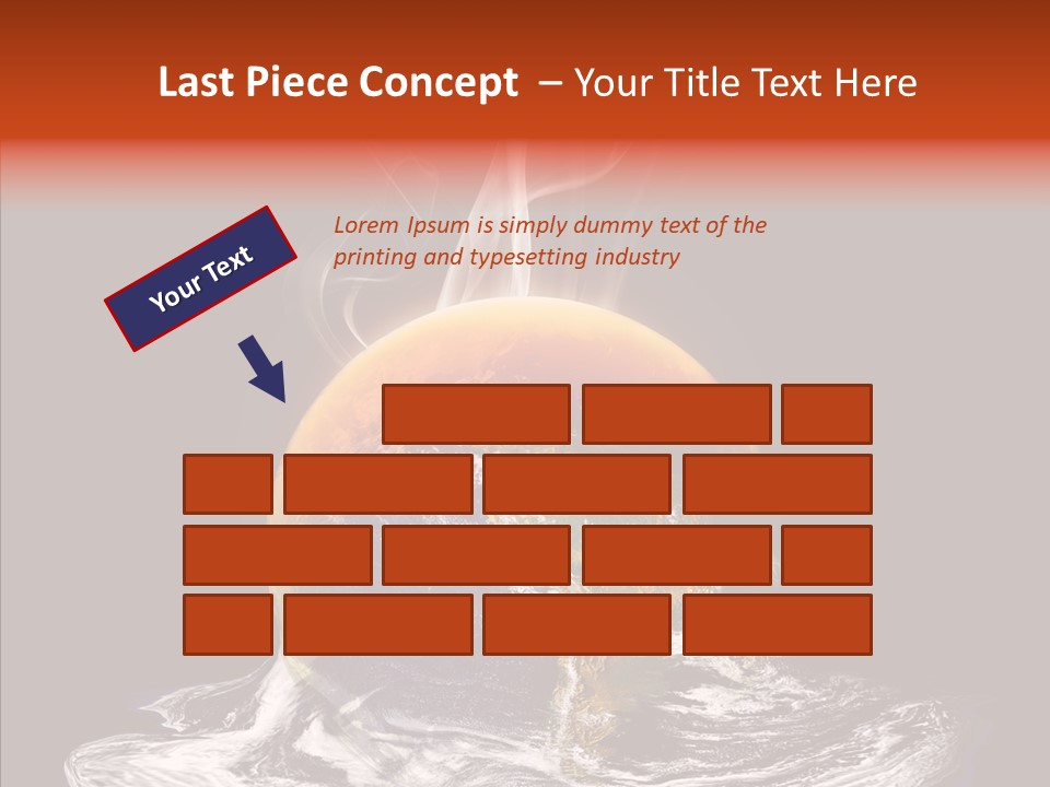 Glowing Melt Heat PowerPoint Template