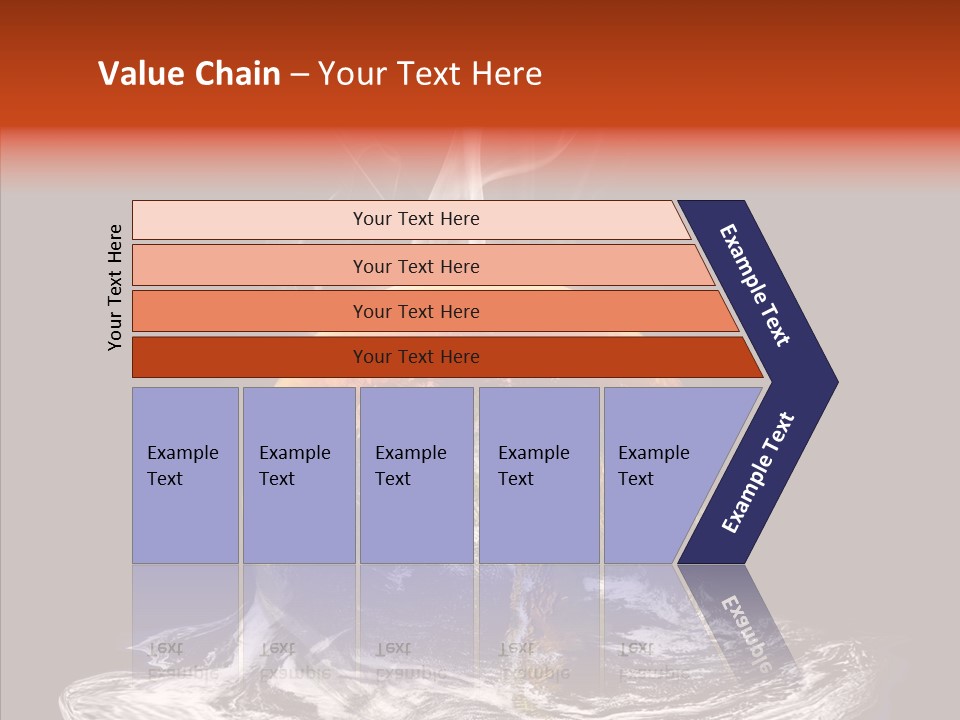 Glowing Melt Heat PowerPoint Template