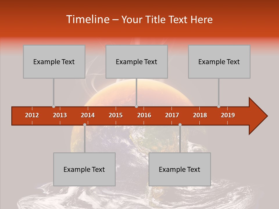 Glowing Melt Heat PowerPoint Template