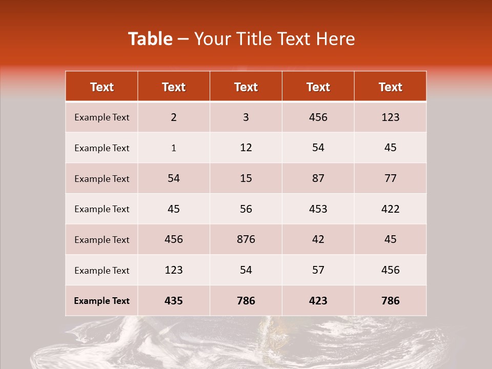 Glowing Melt Heat PowerPoint Template
