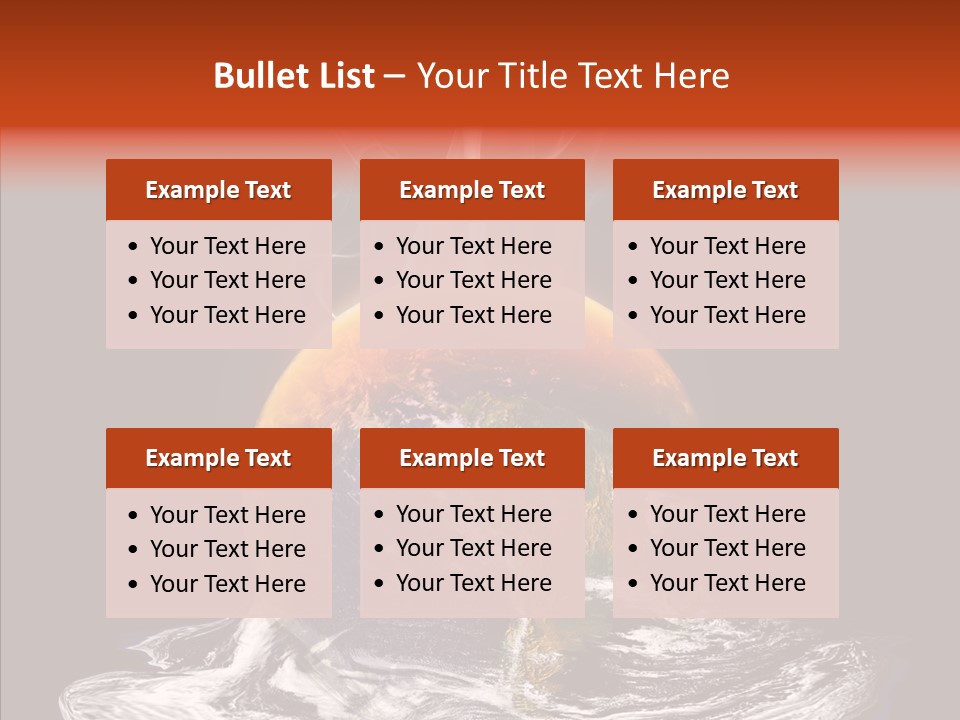 Glowing Melt Heat PowerPoint Template