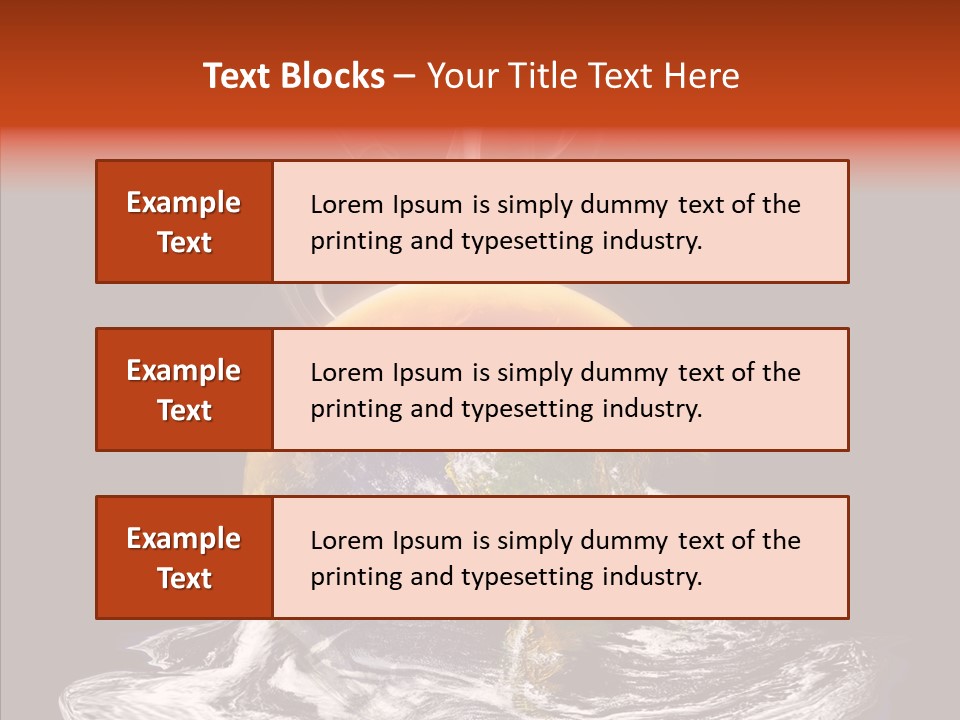 Glowing Melt Heat PowerPoint Template