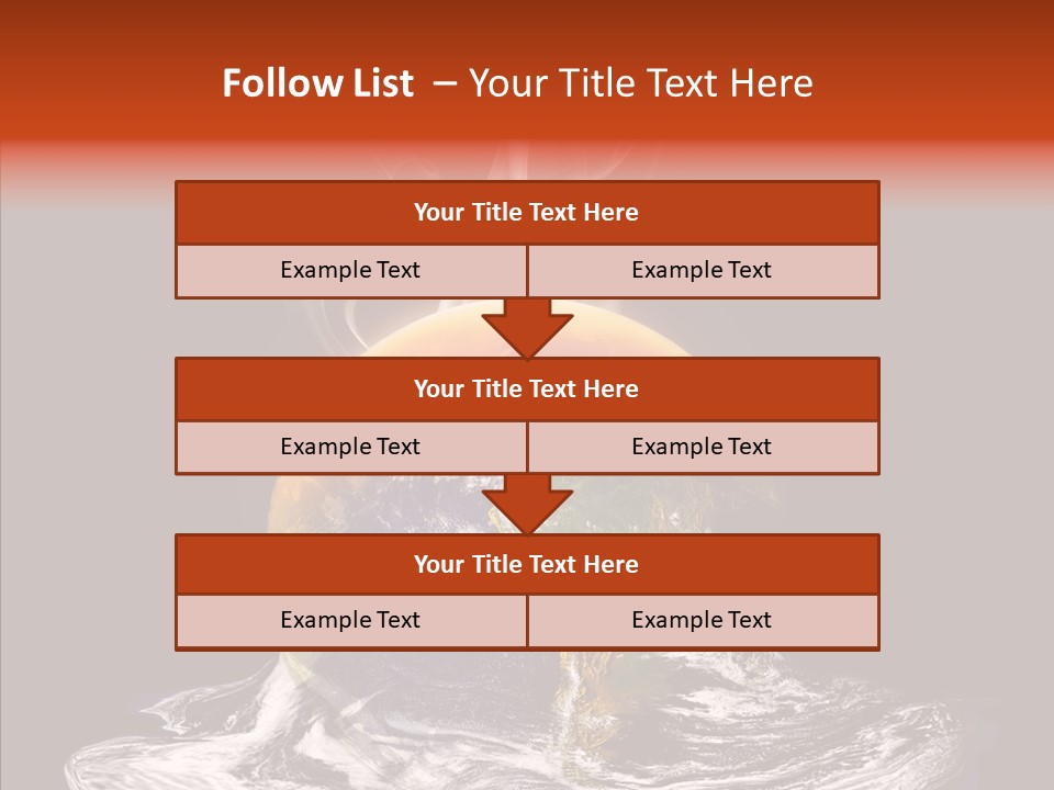 Glowing Melt Heat PowerPoint Template