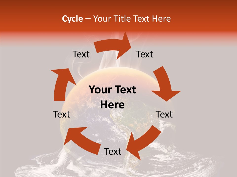 Glowing Melt Heat PowerPoint Template