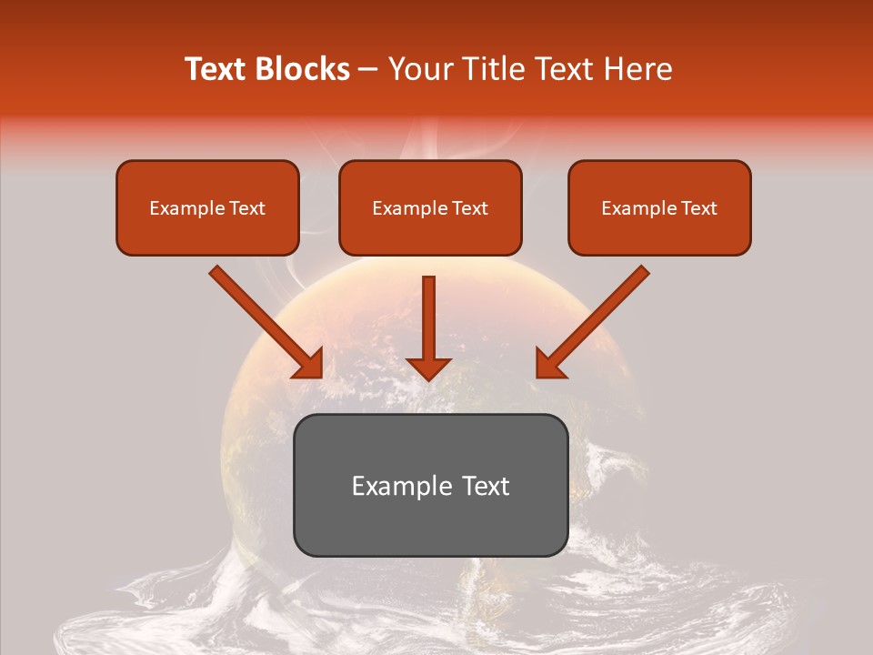 Glowing Melt Heat PowerPoint Template