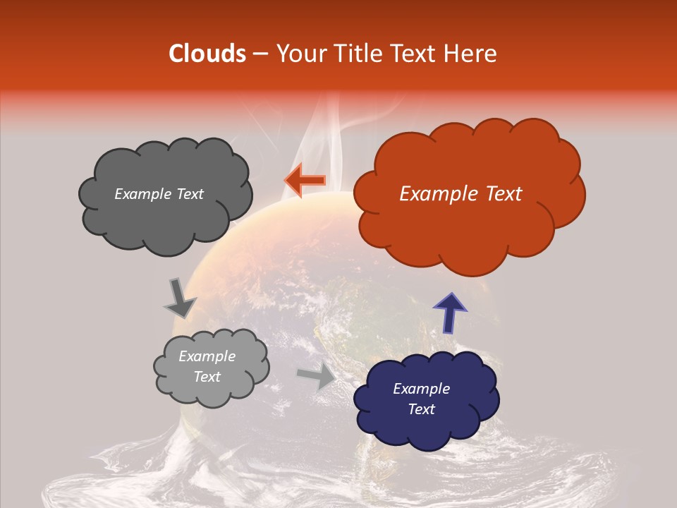Glowing Melt Heat PowerPoint Template