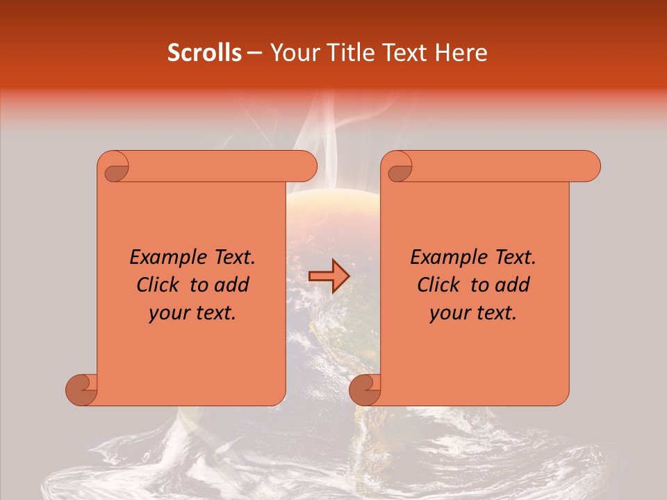 Glowing Melt Heat PowerPoint Template