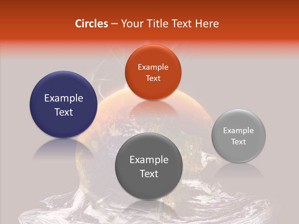 Glowing Melt Heat PowerPoint Template