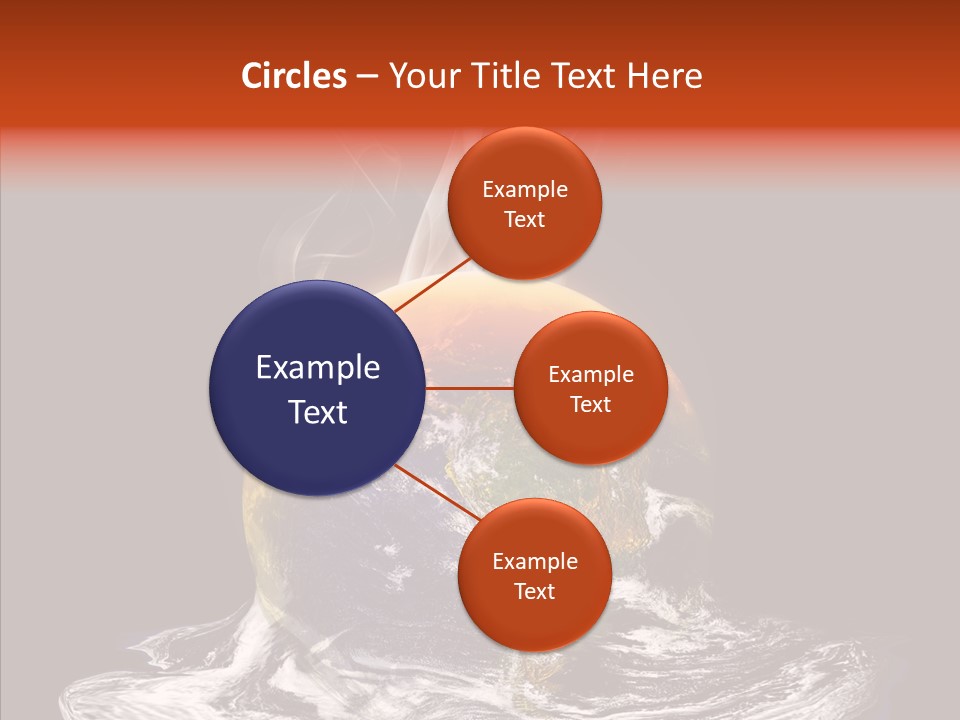 Glowing Melt Heat PowerPoint Template
