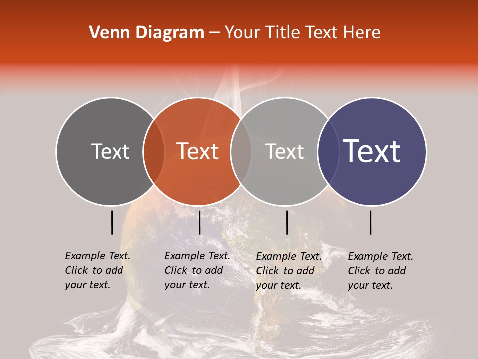 Glowing Melt Heat PowerPoint Template