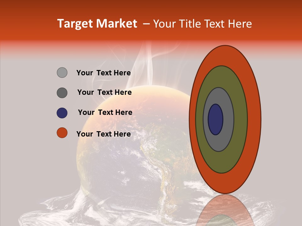 Glowing Melt Heat PowerPoint Template