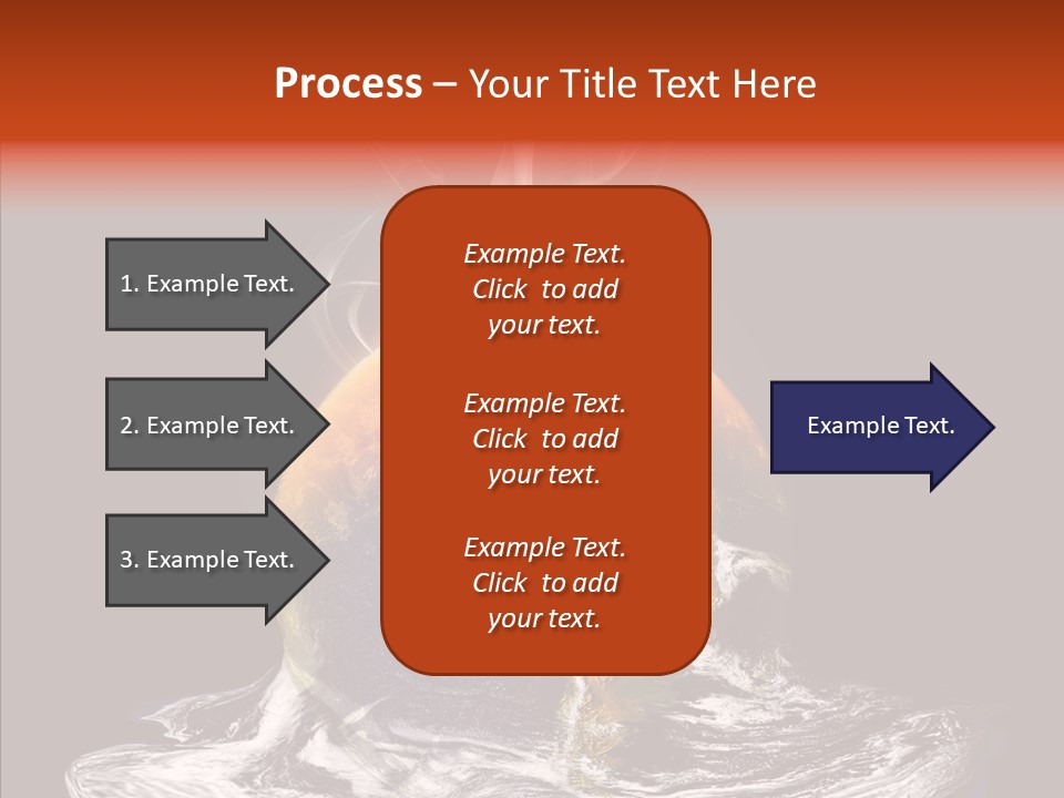 Glowing Melt Heat PowerPoint Template