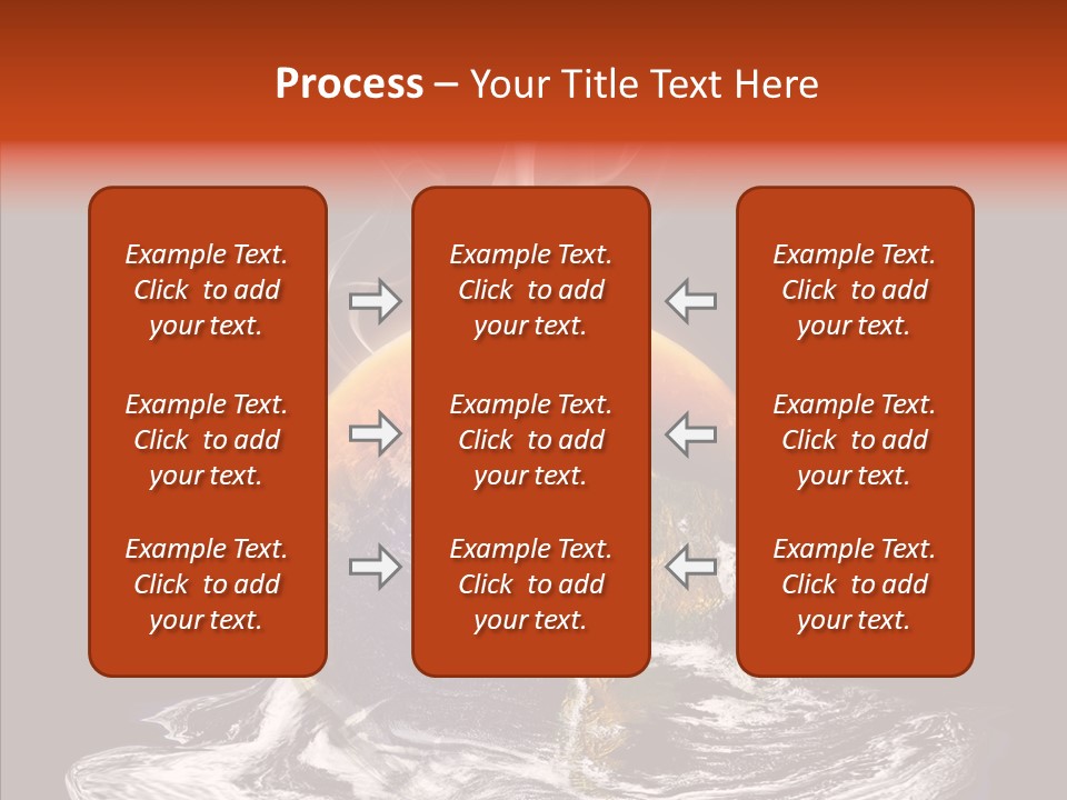 Glowing Melt Heat PowerPoint Template