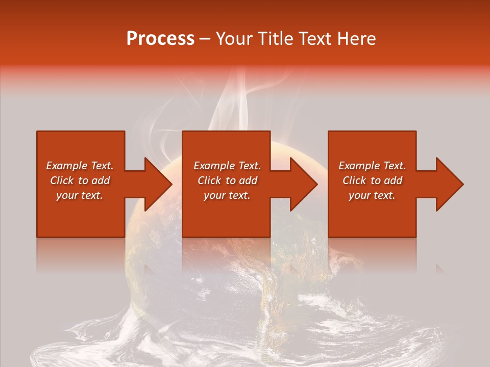 Glowing Melt Heat PowerPoint Template