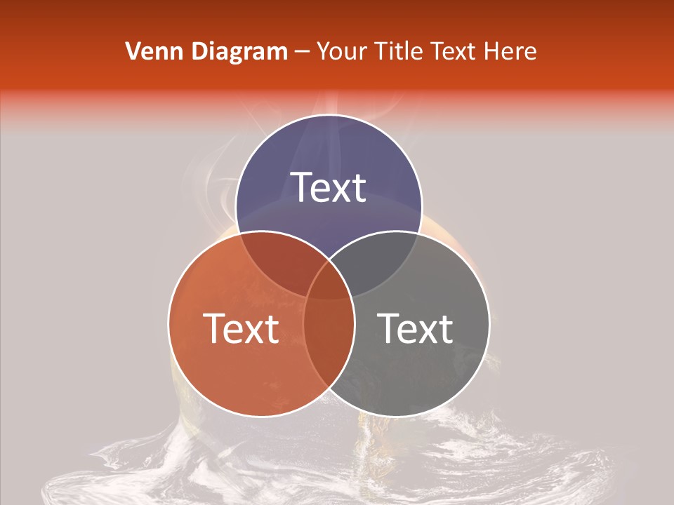 Glowing Melt Heat PowerPoint Template