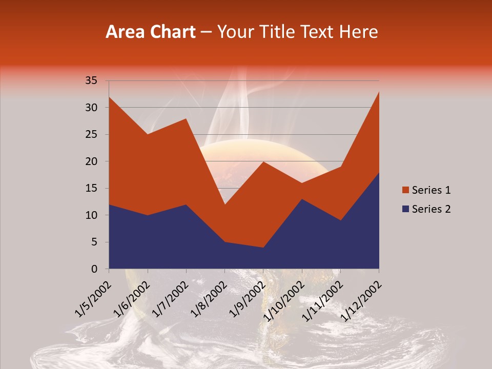 Glowing Melt Heat PowerPoint Template