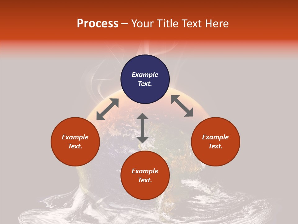Glowing Melt Heat PowerPoint Template