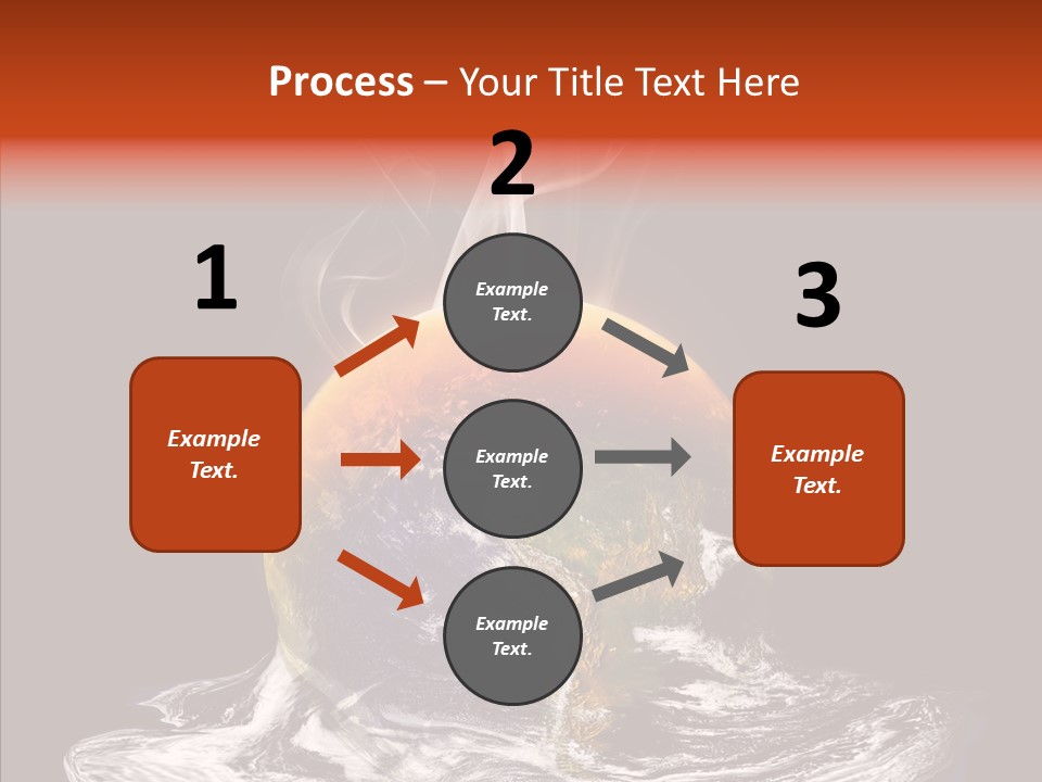 Glowing Melt Heat PowerPoint Template