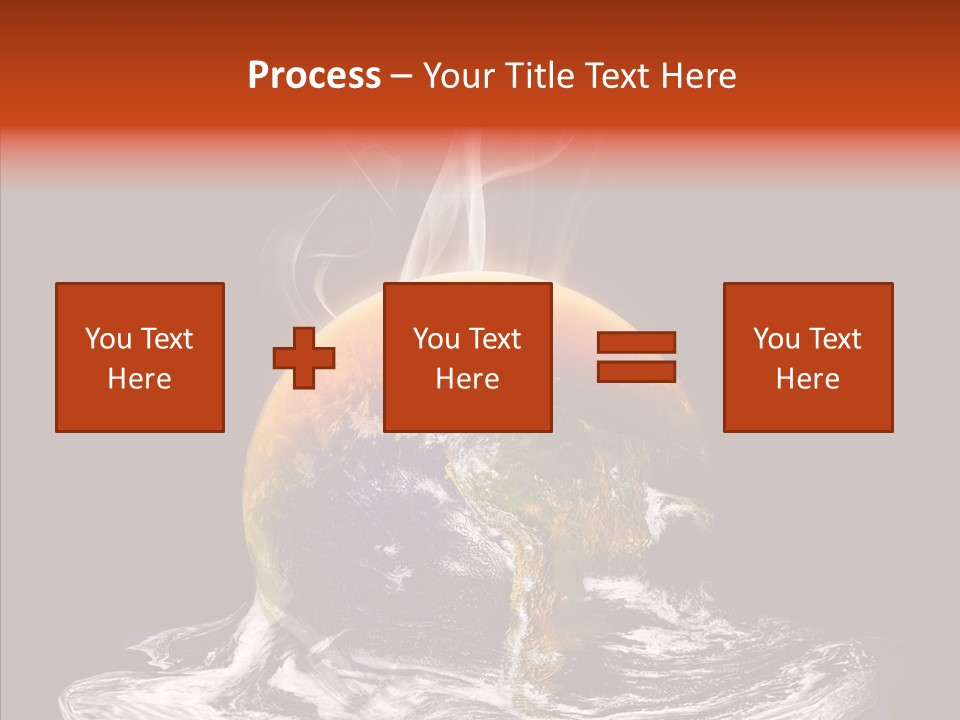 Glowing Melt Heat PowerPoint Template