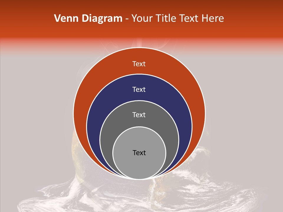 Glowing Melt Heat PowerPoint Template