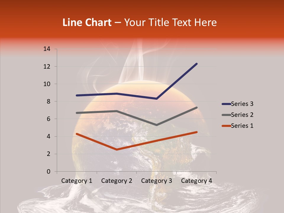 Glowing Melt Heat PowerPoint Template