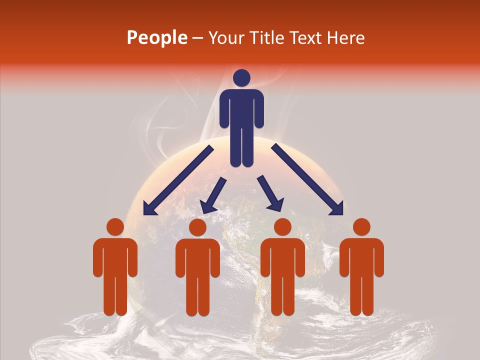 Glowing Melt Heat PowerPoint Template