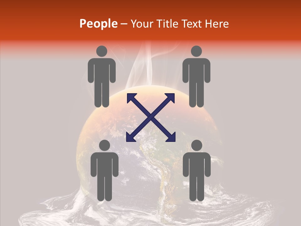 Glowing Melt Heat PowerPoint Template