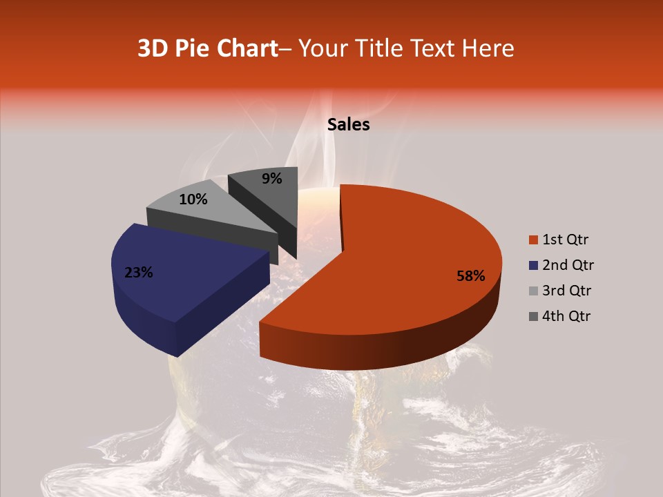 Glowing Melt Heat PowerPoint Template
